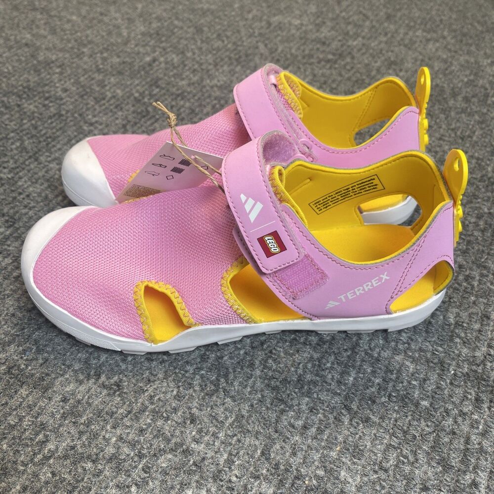 Adidas Terrex LEGO Captain Toey Girls Size 6 Sandals Outdoor Shoes Pink NEW - Picture 7 of 12
